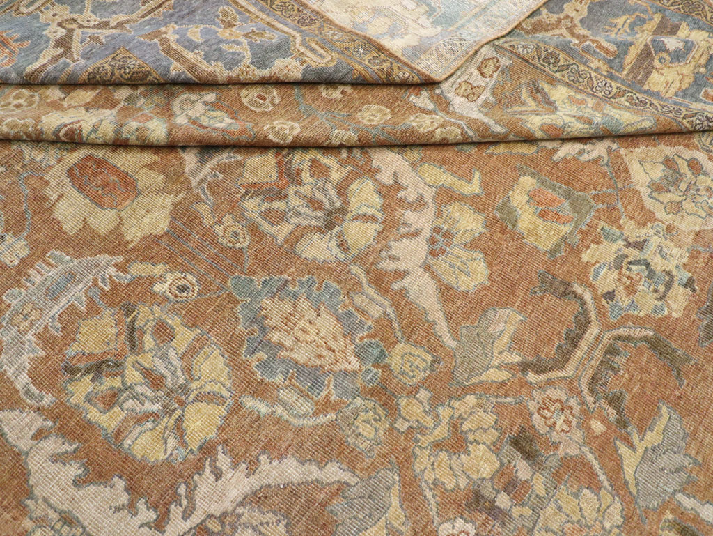 Antique Persian Mahal Room Size Carpet, No.23801 - Gss