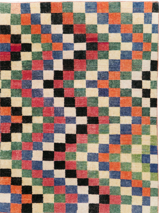 Vintage Turkish Anatolian Accent Carpet, No.23816 - Gss