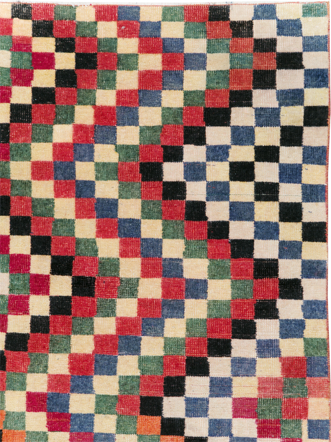 Vintage Turkish Anatolian Accent Carpet, No.23816 - Gss