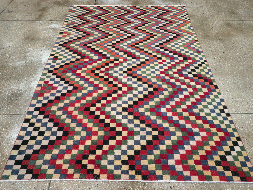 Vintage Turkish Anatolian Accent Carpet, No.23816 - Gss