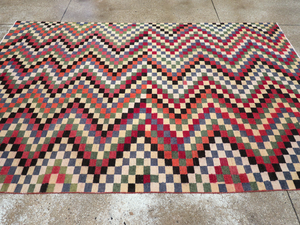 Vintage Turkish Anatolian Accent Carpet, No.23816 - Gss