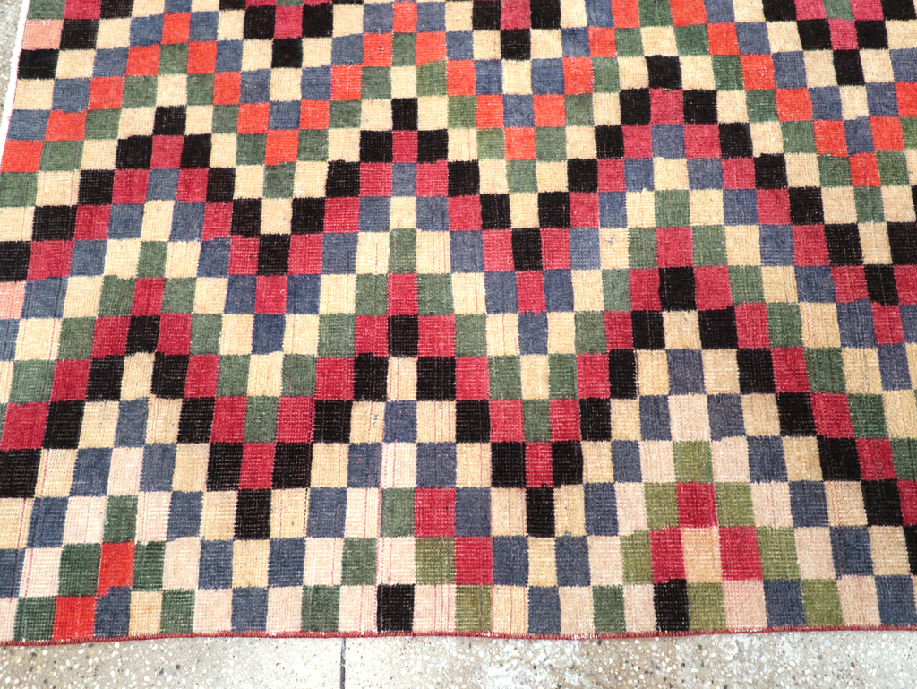 Vintage Turkish Anatolian Accent Carpet, No.23816 - Gss