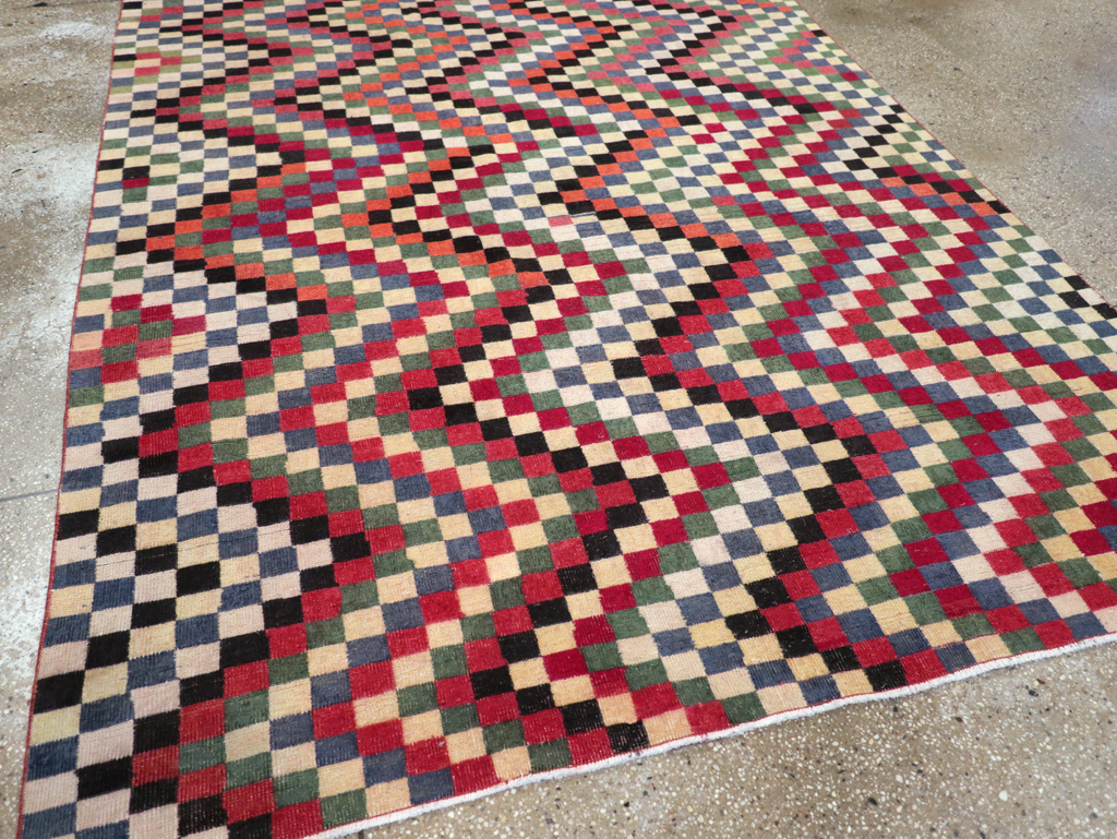 Vintage Turkish Anatolian Accent Carpet, No.23816 - Gss