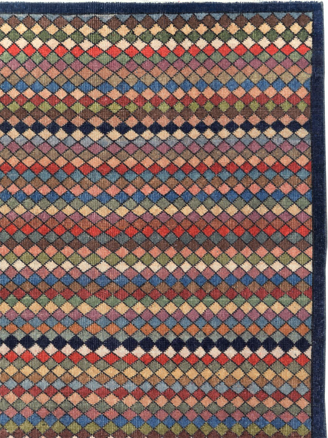 Vintage Turkish Anatolian Accent Carpet, No.23820 - Gss
