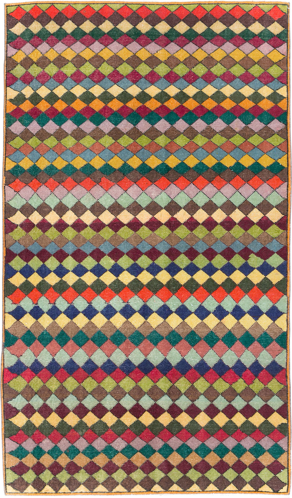 Vintage Turkish Anatolian Accent Rug, No.23825 - Gss