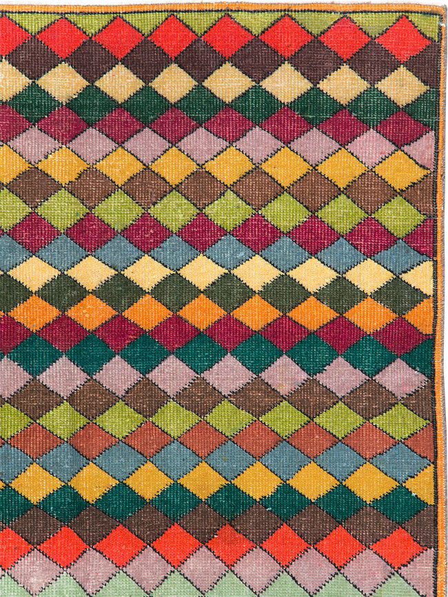 Vintage Turkish Anatolian Accent Rug, No.23825 - Gss