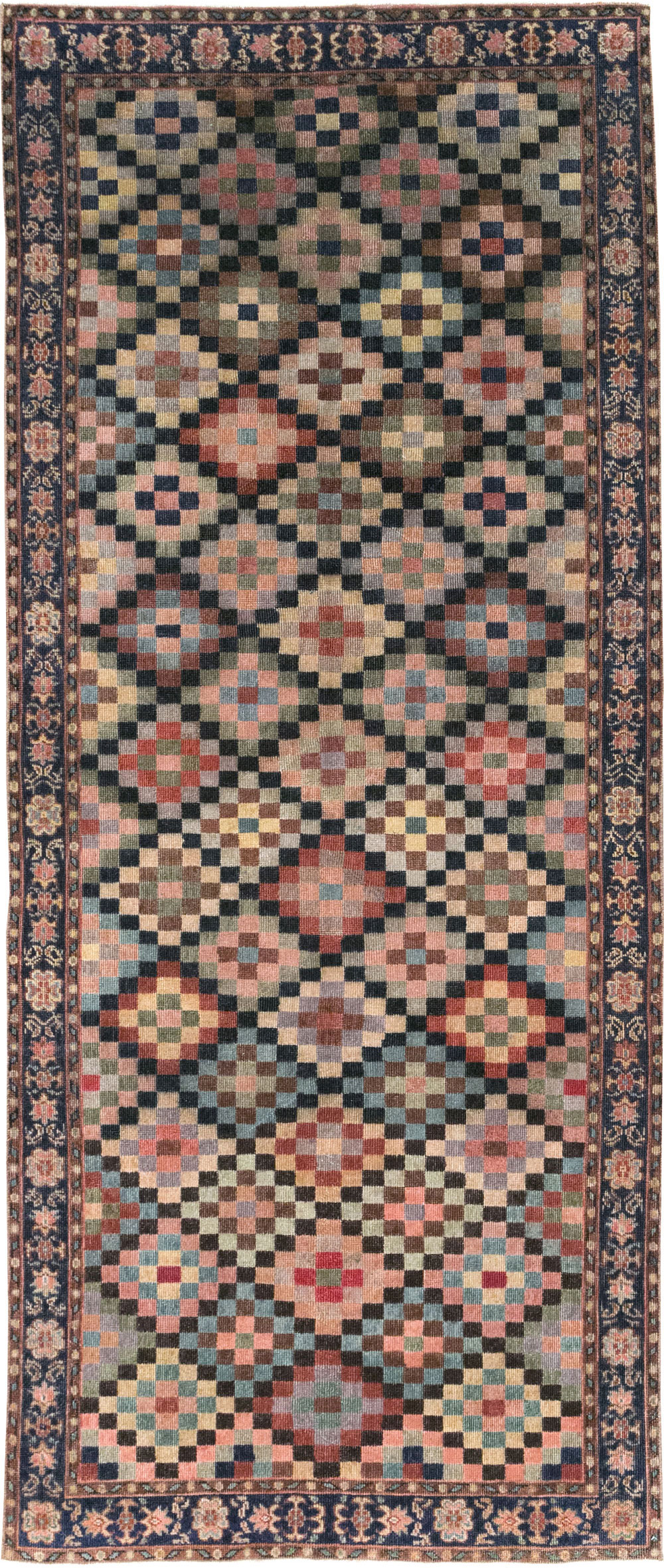 Vintage Turkish Anatolian Wide Gallery Runner, No.23826 - Gss