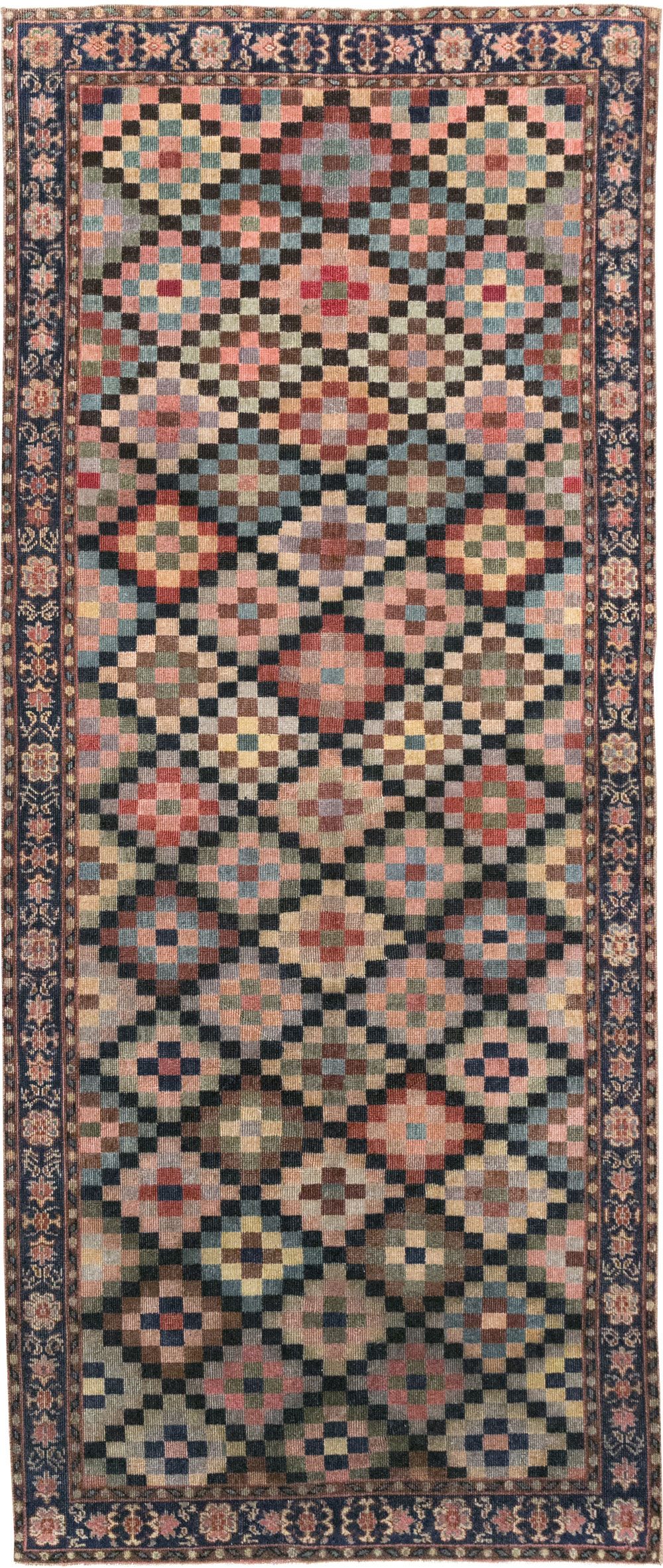 Vintage Turkish Anatolian Gallery Carpet, No.23826 - Gss