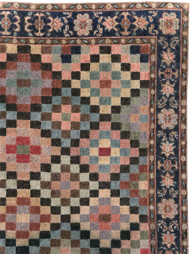 Vintage Turkish Anatolian Wide Gallery Runner, No.23826 - Gss