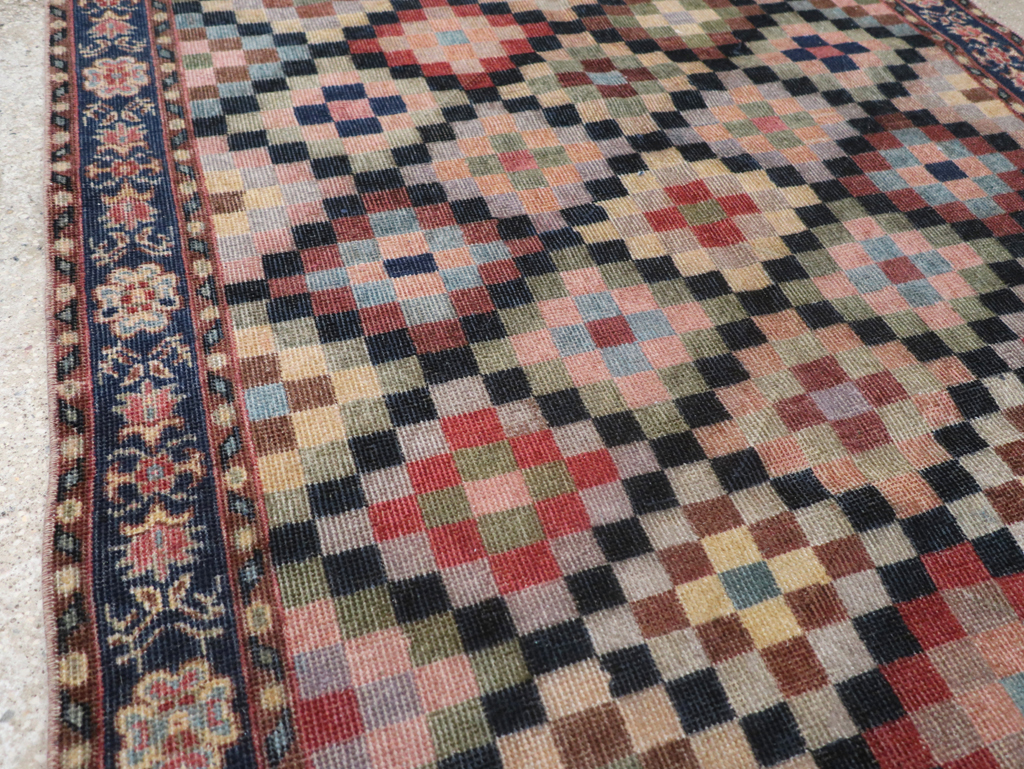 Vintage Turkish Anatolian Wide Gallery Runner, No.23826 - Gss
