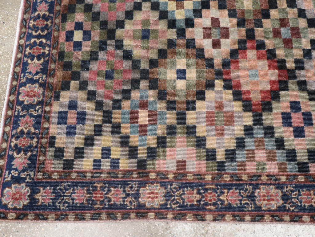 Vintage Turkish Anatolian Wide Gallery Runner, No.23826 - Gss