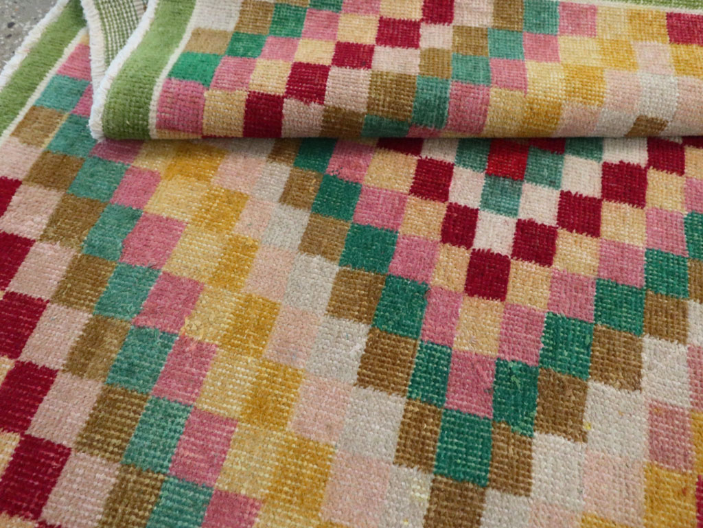 Vintage Anatolian Deco Rug, No.23829 - Gss