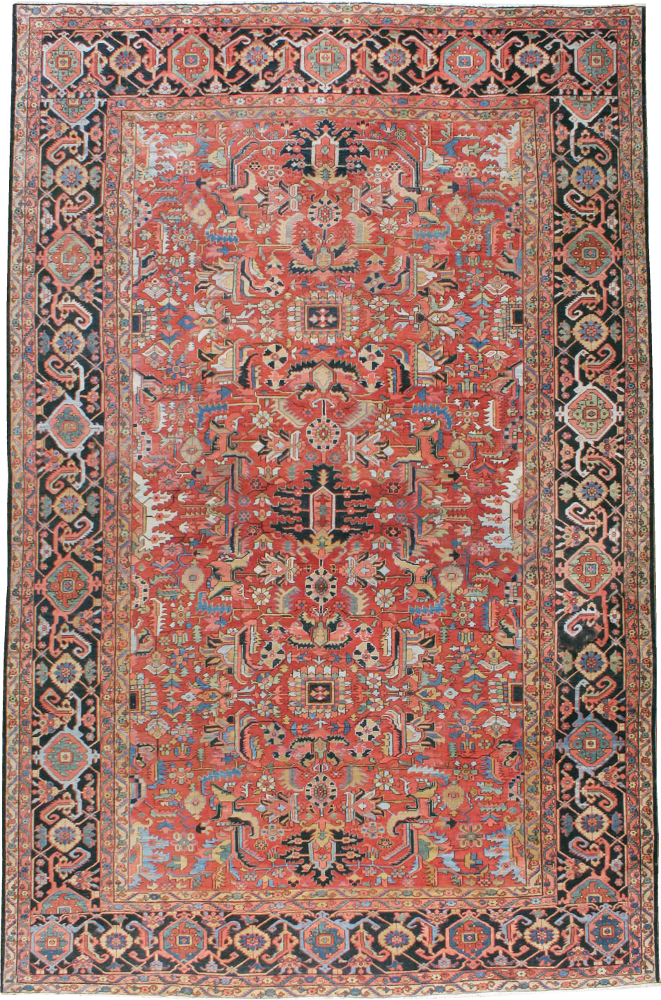Antique Persian Heriz Carpet, No.23840 - Gss