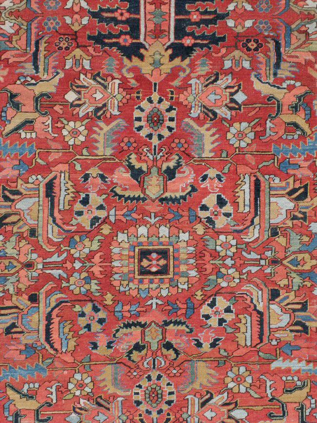 Antique Persian Heriz Carpet, No.23840 - Gss