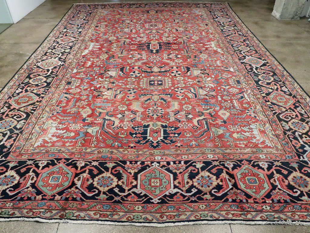 Antique Persian Heriz Carpet, No.23840 - Gss