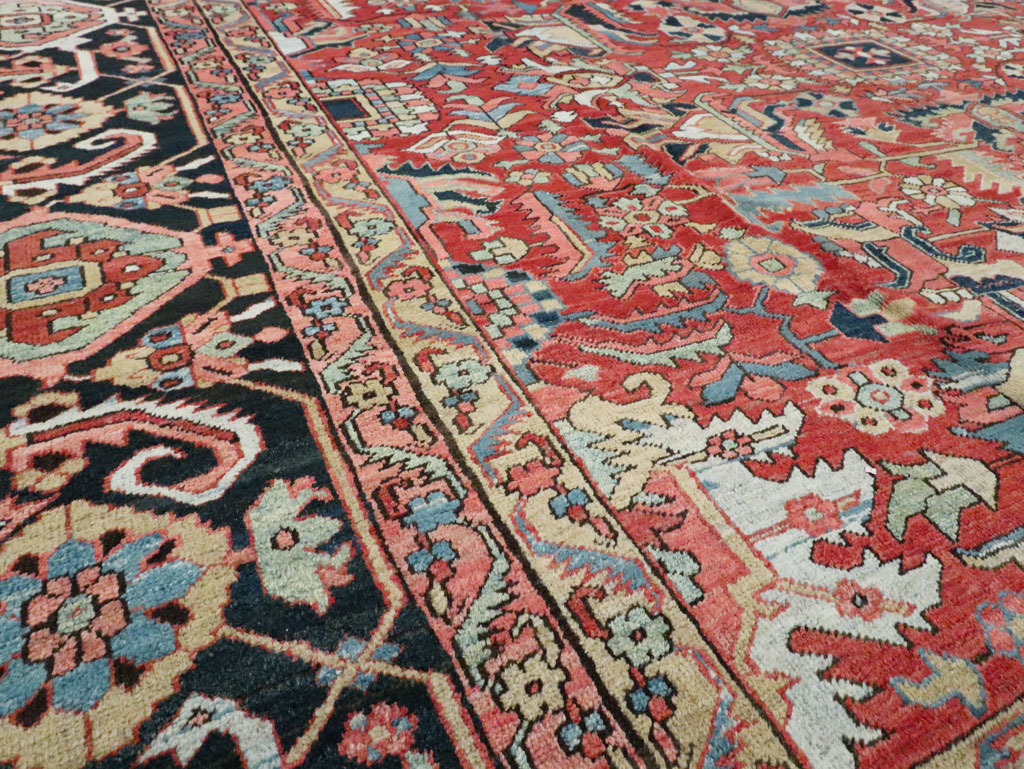 Antique Persian Heriz Carpet, No.23840 - Gss