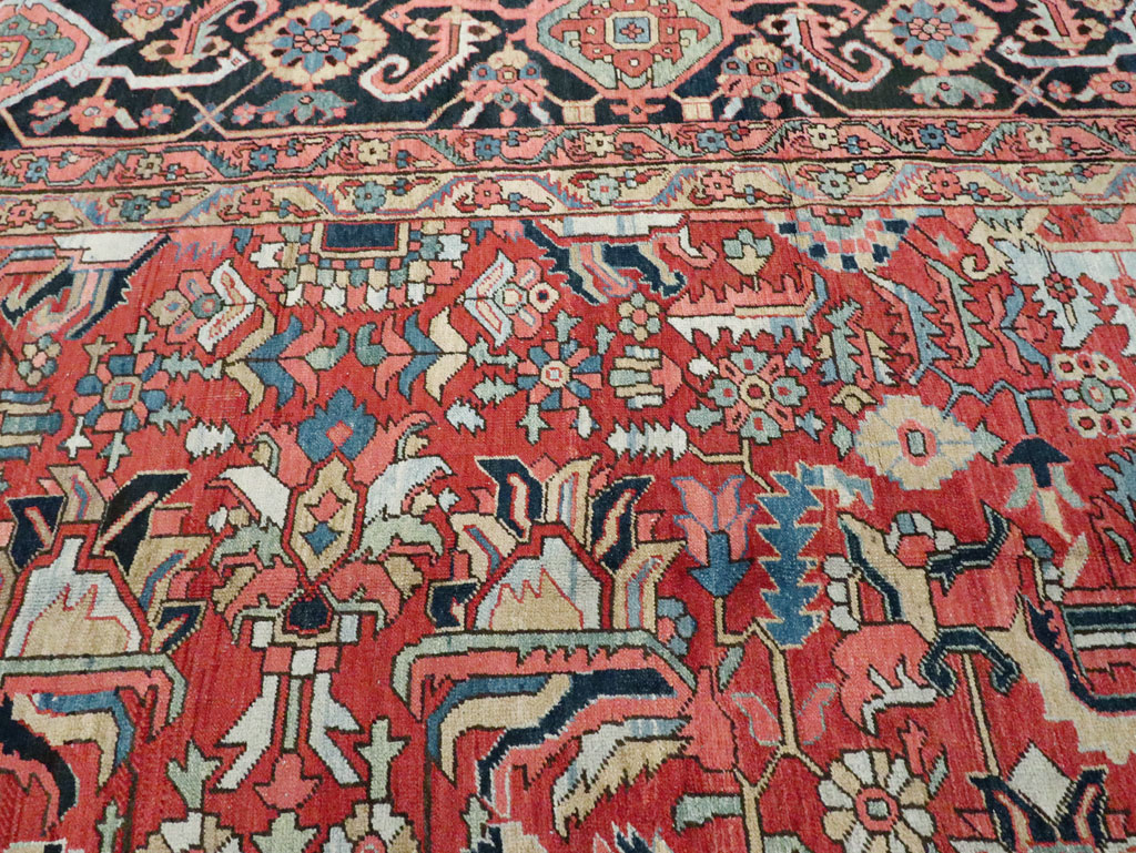 Antique Persian Heriz Carpet, No.23840 - Gss
