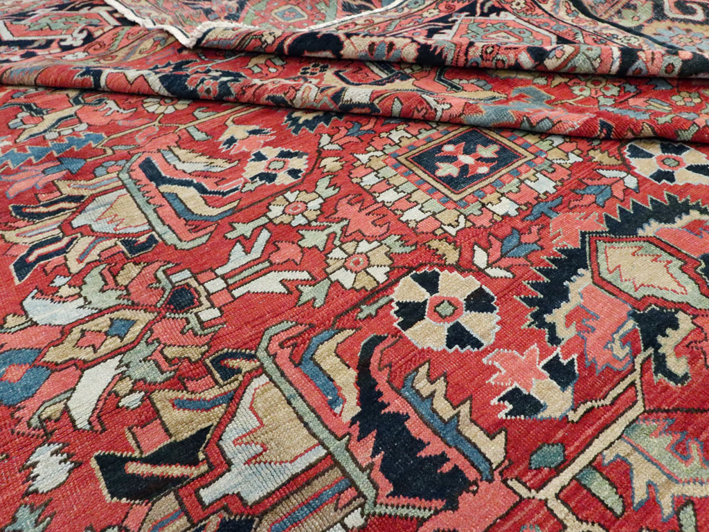 Antique Persian Heriz Carpet, No.23840 - Gss