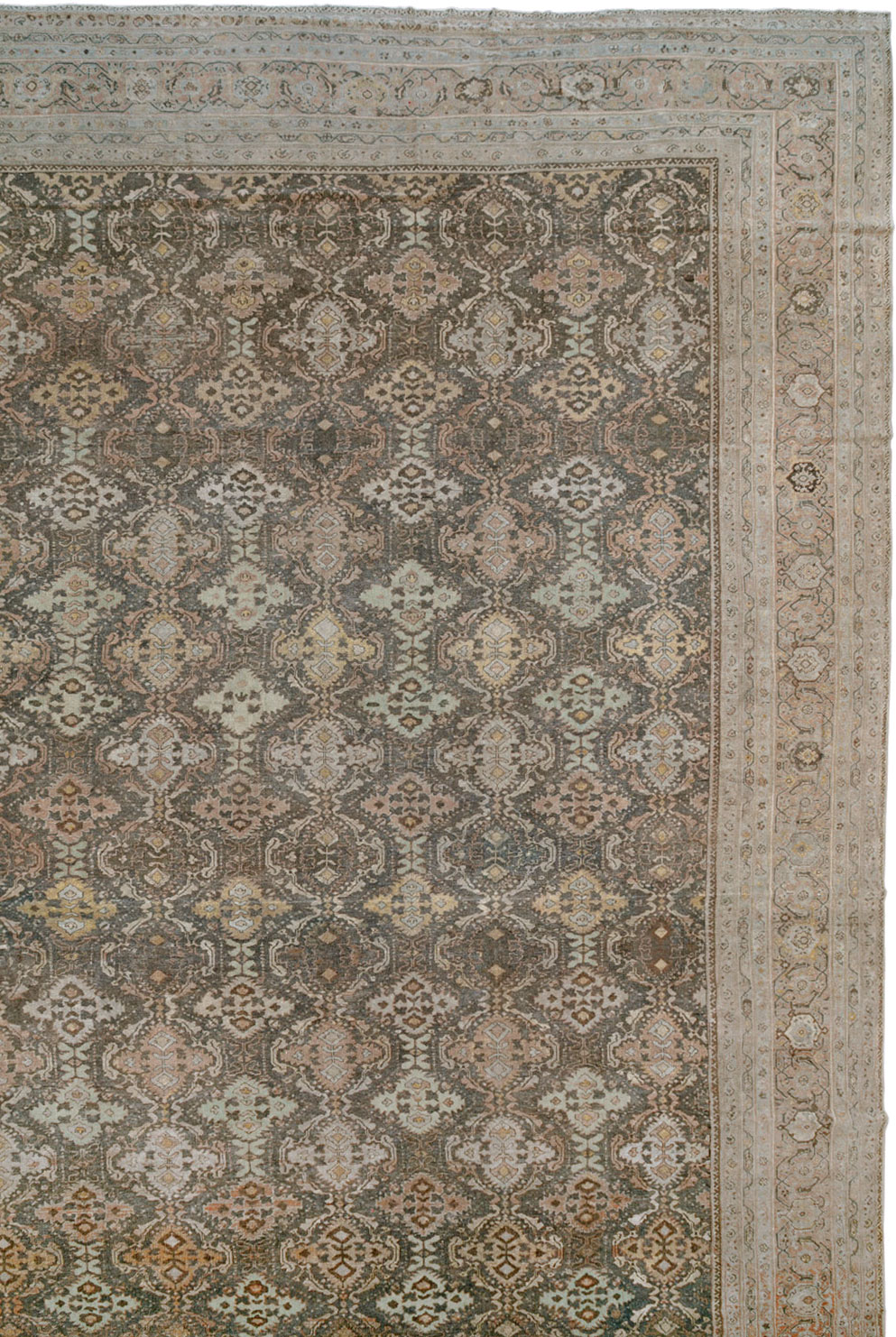 Antique Persian Mahal Oversize Carpet, No.23845 - Gss