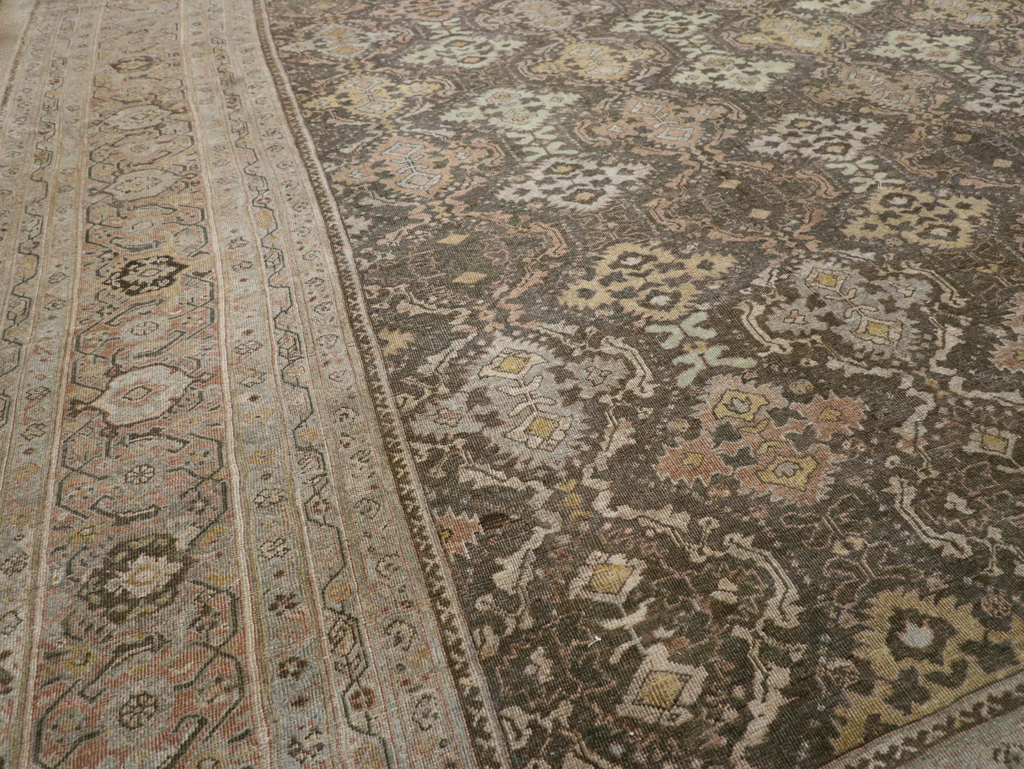 Antique Persian Mahal Oversize Carpet, No.23845 - Gss