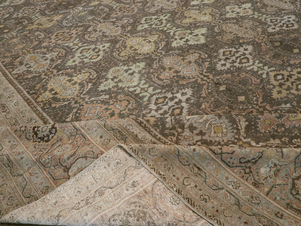 Antique Persian Mahal Oversize Carpet, No.23845 - Gss