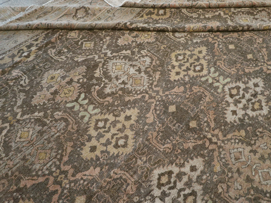 Antique Persian Mahal Oversize Carpet, No.23845 - Gss