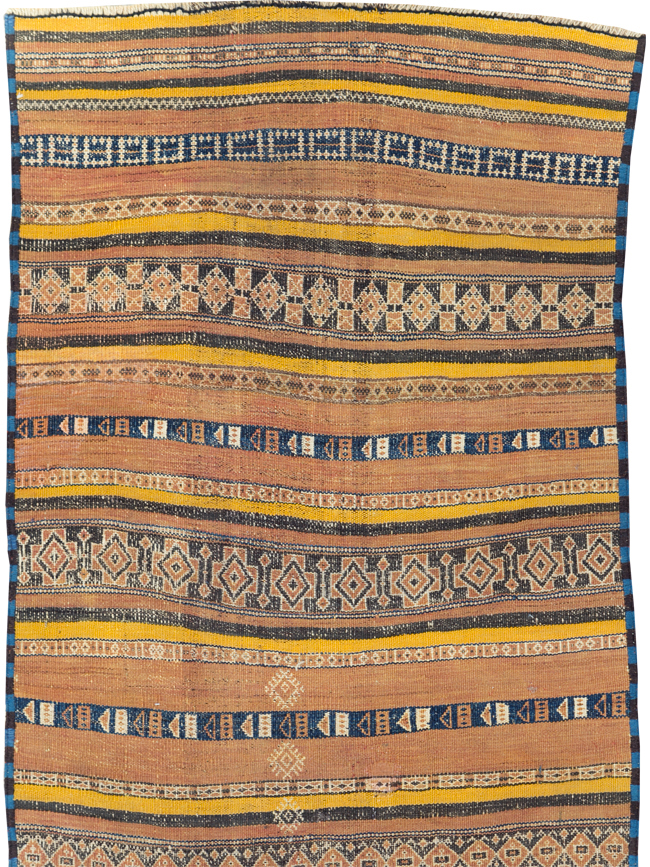 Vintage Persian Flatweave Kilim Runner, No.23856 - Gss