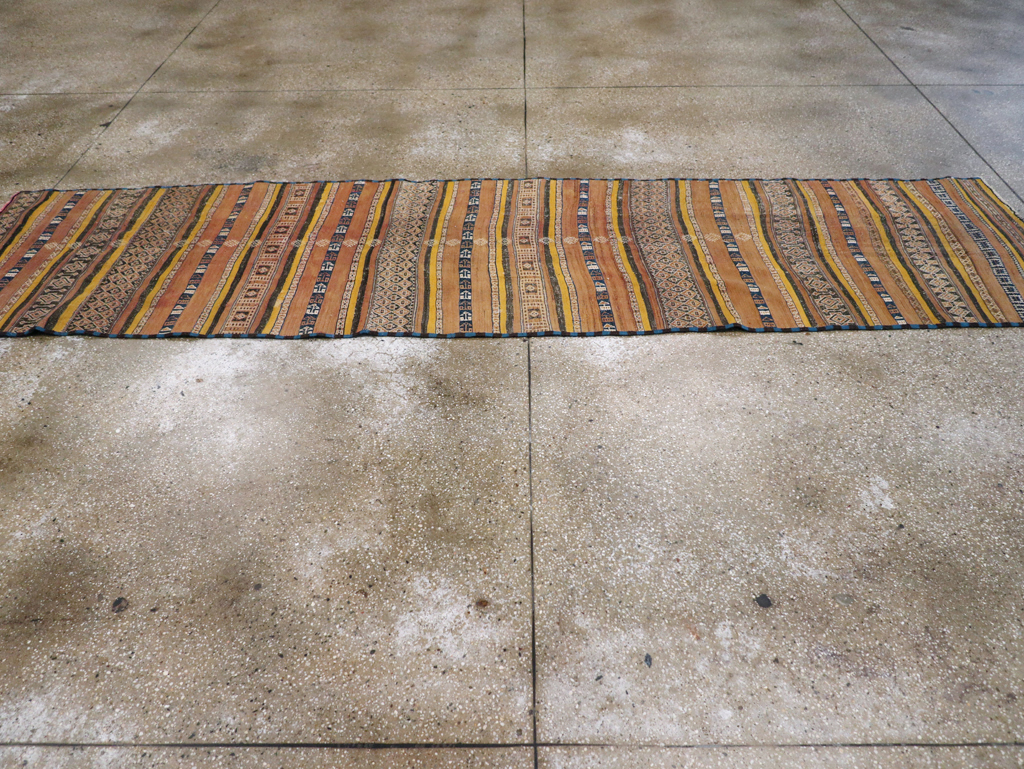 Vintage Persian Flatweave Kilim Runner, No.23856 - Gss