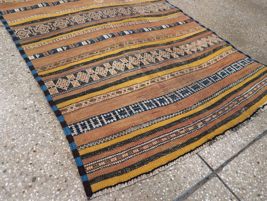 Vintage Persian Flatweave Kilim Runner, No.23856 - Gss