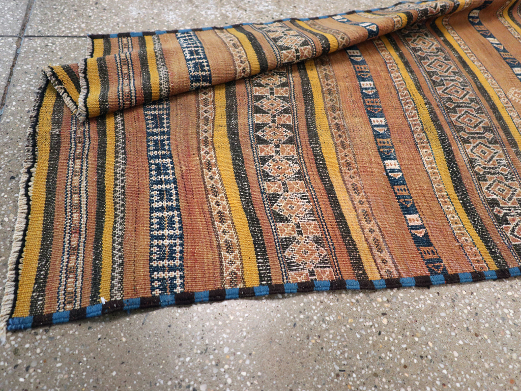 Vintage Persian Flatweave Kilim Runner, No.23856 - Gss