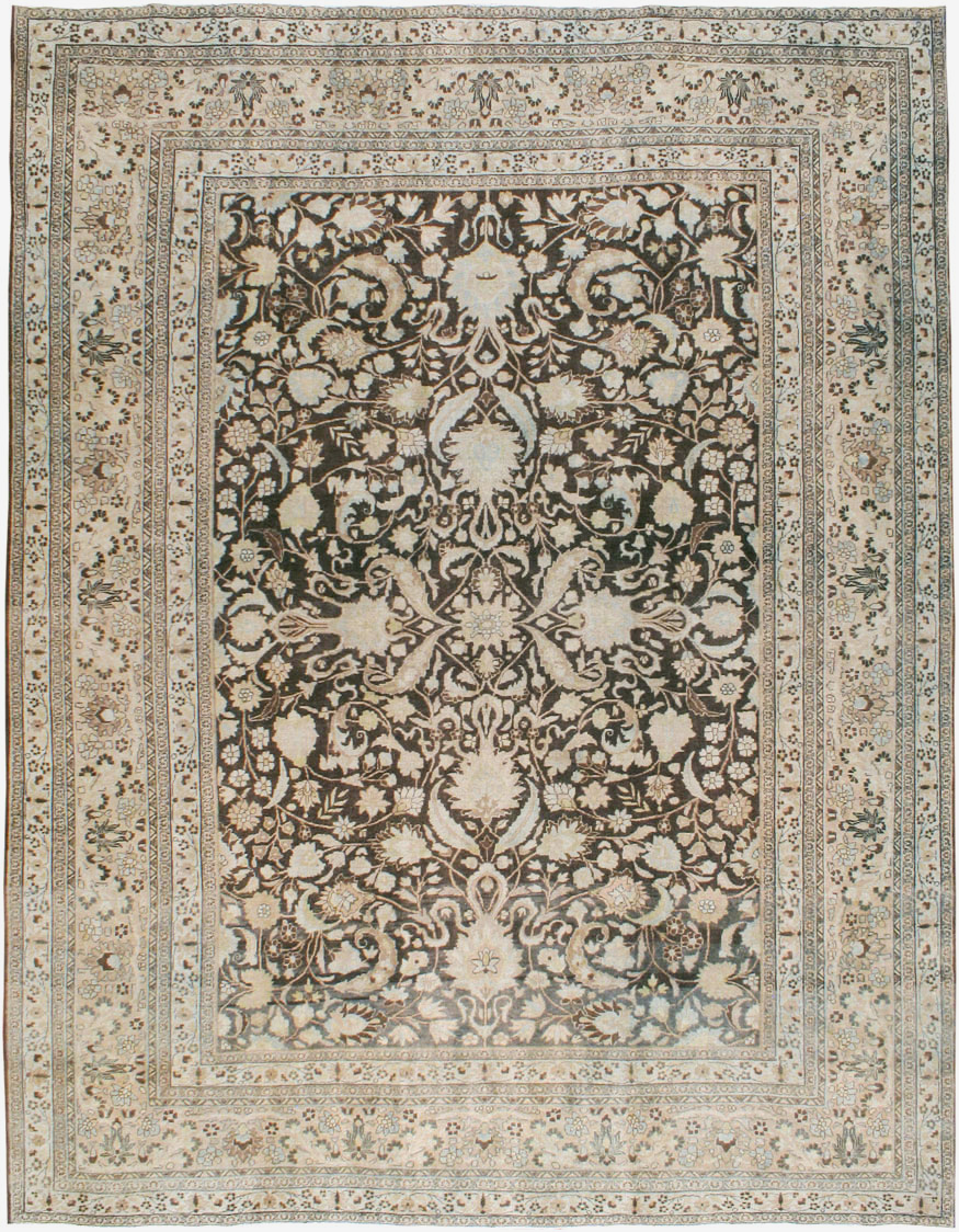 Antique Persian Mashad Carpet, No.23869 - Gss