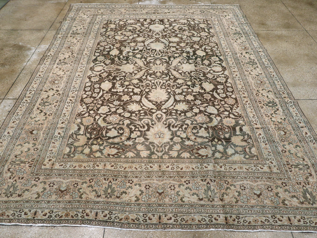Antique Persian Mashad Carpet, No.23869 - Gss