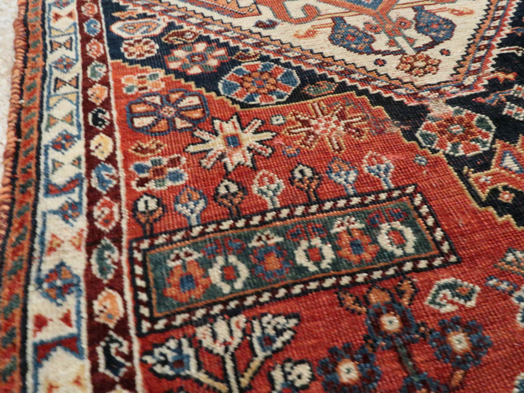 Antique Persian Afshar Sampler Rug, No.23895 - Gss