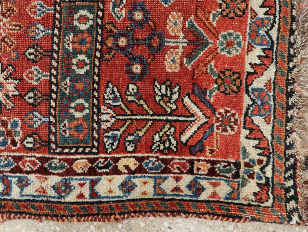 Antique Persian Afshar Sampler Rug, No.23895 - Gss