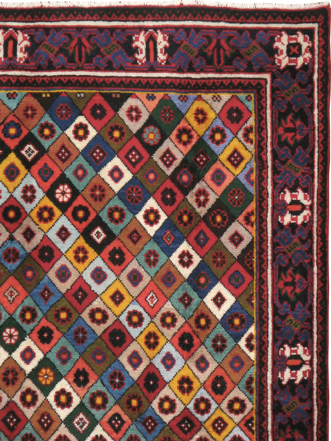Vintage Persian Joshegan Rug, No.23916 - Gss