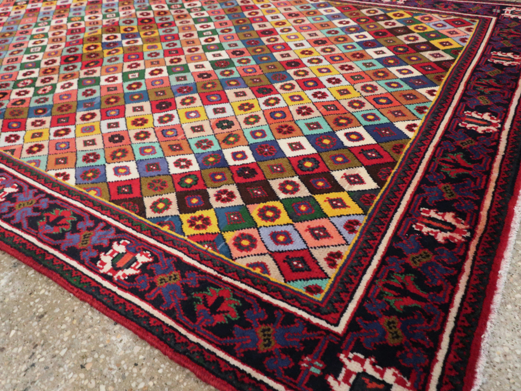 Vintage Persian Joshegan Rug, No.23916 - Gss