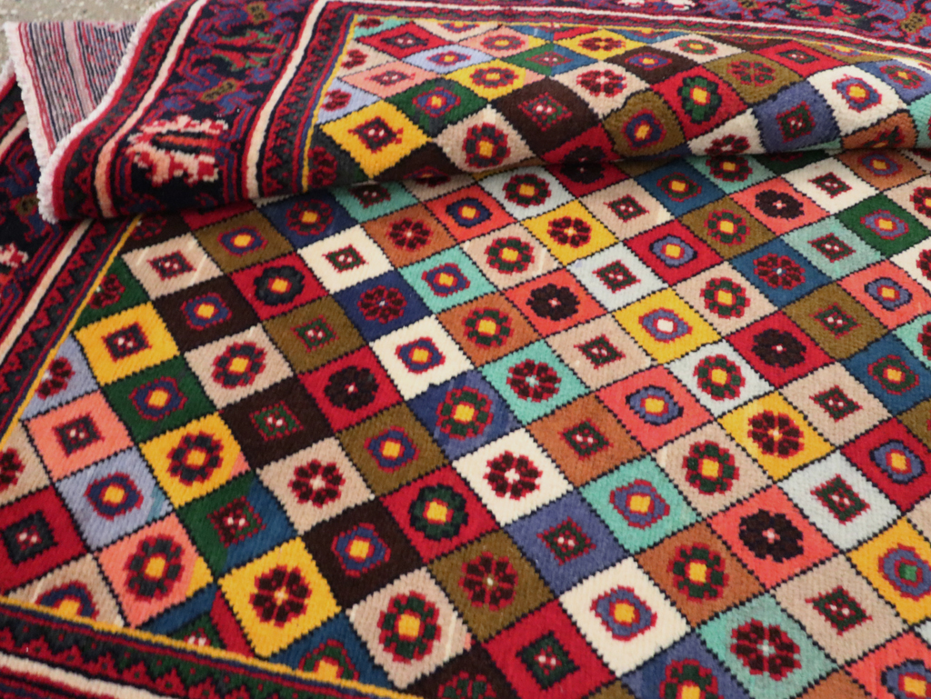 Vintage Persian Joshegan Rug, No.23916 - Gss