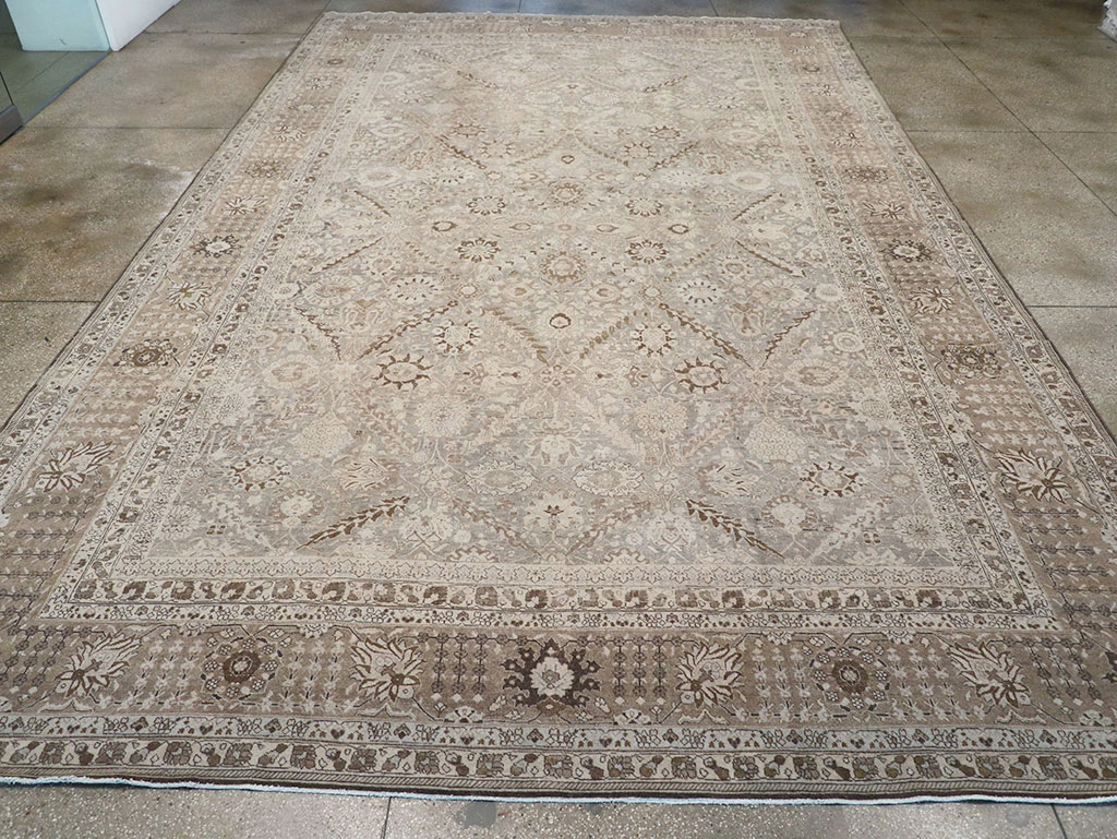 Antique Persian Tabriz Large Carpet, No.23918 - Gss