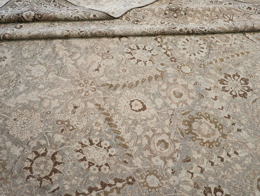 Antique Persian Tabriz Large Carpet, No.23918 - Gss