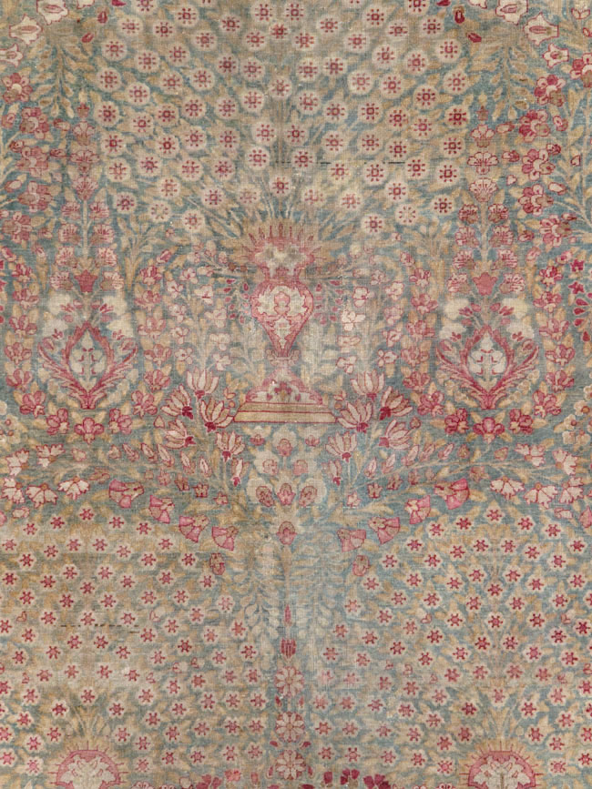 Antique Persian Lavar Kerman Gallery Carpet, No.23919 - Gss