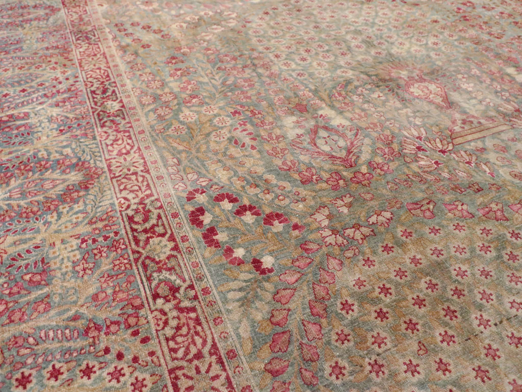 Antique Persian Lavar Kerman Gallery Carpet, No.23919 - Gss