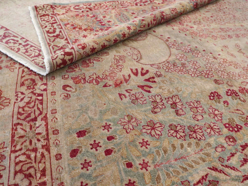 Antique Persian Lavar Kerman Gallery Carpet, No.23919 - Gss
