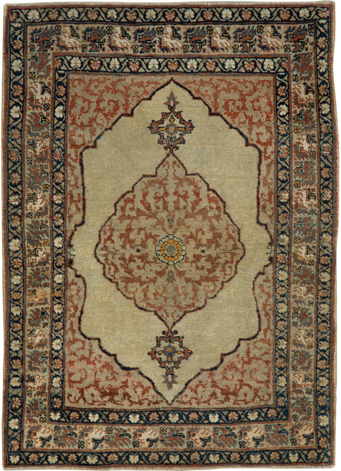 Antique Persian Tabriz Hagi Jalili Rug, No.23925 - Gss