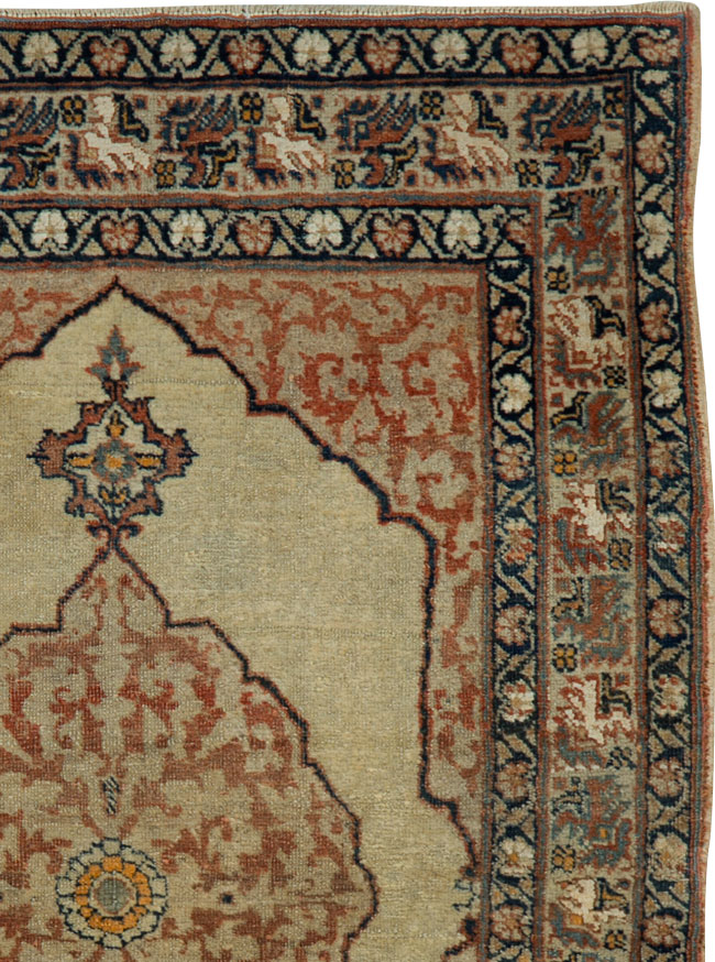 Antique Persian Tabriz Hagi Jalili Rug, No.23925 - Gss