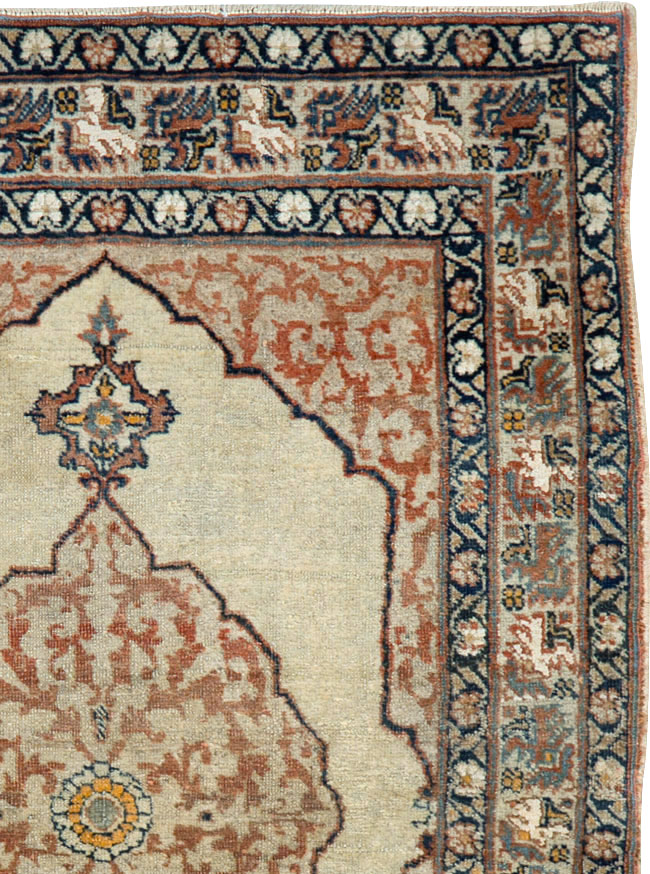 Antique Persian Tabriz Hagi Jalili Rug, No.23925 - Gss