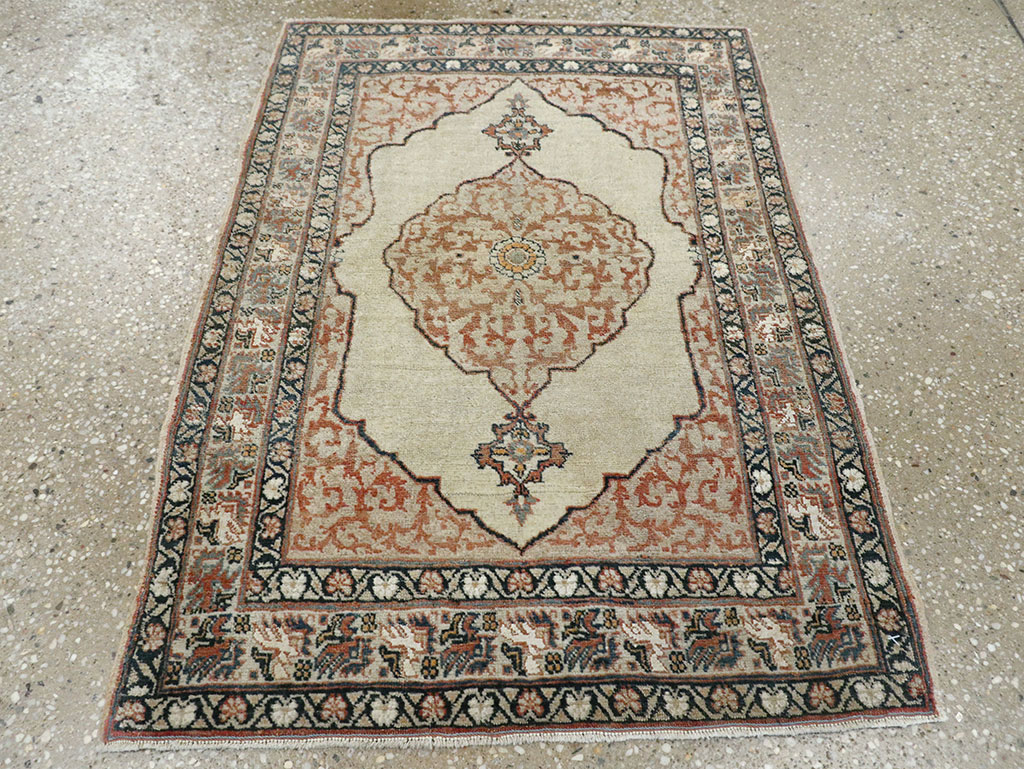 Antique Persian Tabriz Hagi Jalili Rug, No.23925 - Gss