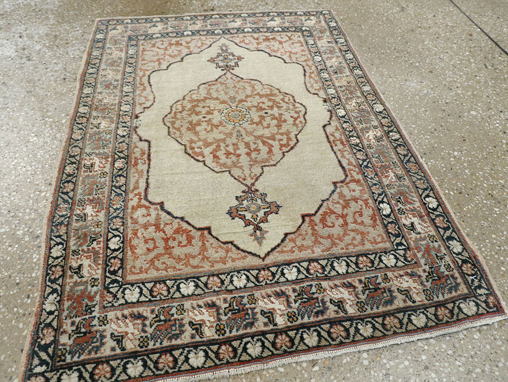 Antique Persian Tabriz Hagi Jalili Rug, No.23925 - Gss