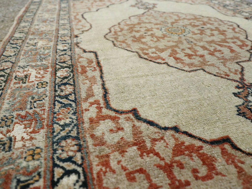 Antique Persian Tabriz Hagi Jalili Rug, No.23925 - Gss