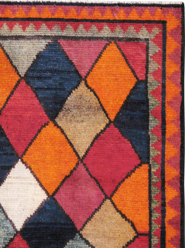 Vintage Persian Gabbeh Rug, No.23929 - Gss
