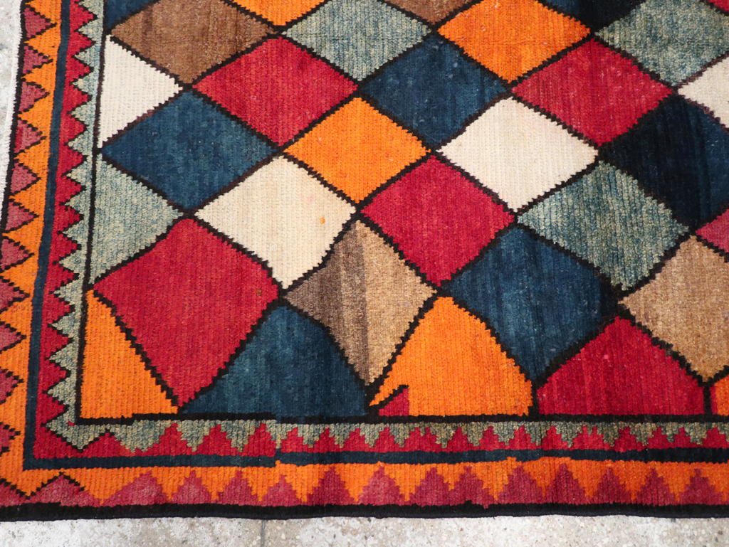 Vintage Persian Gabbeh Rug, No.23929 - Gss